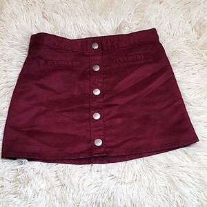 Children's Place, Faux Suede Mini Skirt, Young Girls, Size 5, Kids